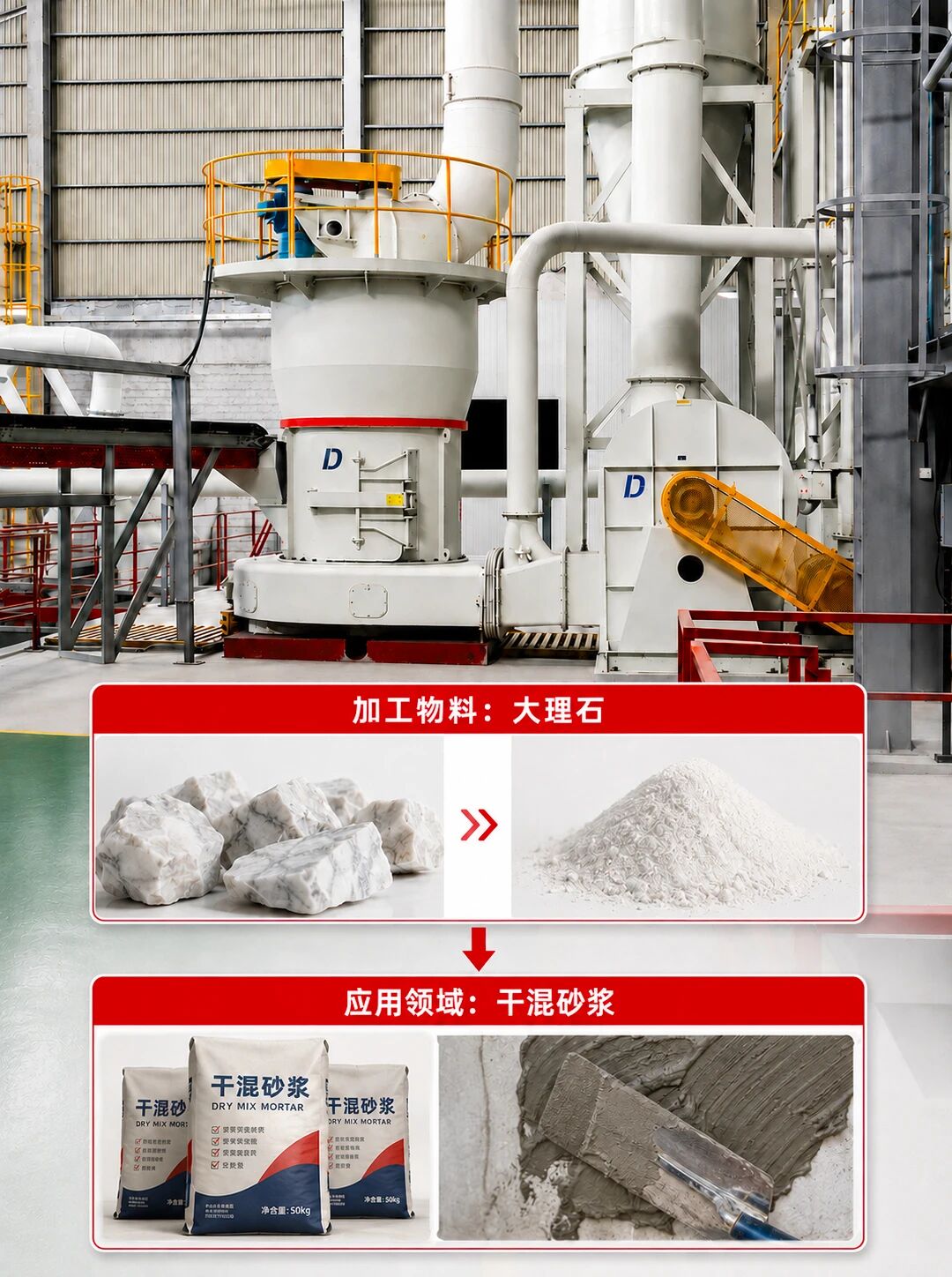 大理石高效制粉生产线
